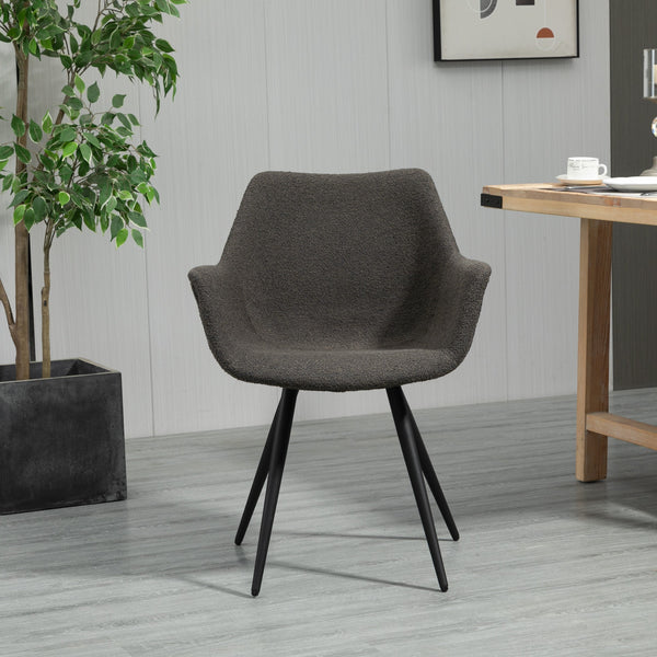 Gubi Fine Boucle Dining Chair