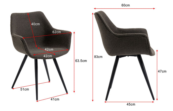 Gubi Fine Boucle Dining Chair