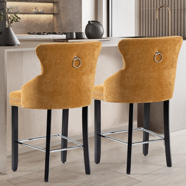 Mia Chenille Counter Stool (Set of 2)