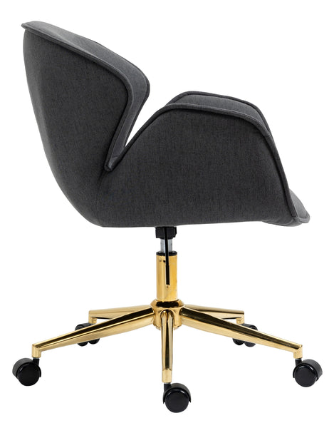 Power Office Chair in Gold Legs