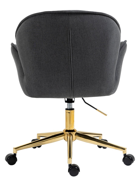 Power Office Chair in Gold Legs