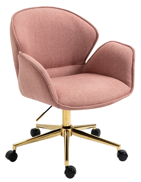 Power Office Chair in Gold Legs