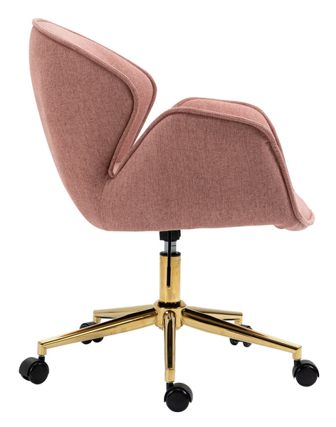 Power Office Chair in Gold Legs