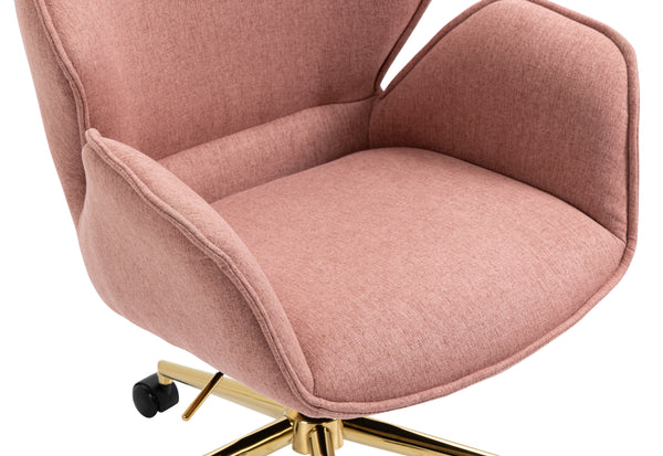 Power Office Chair in Gold Legs