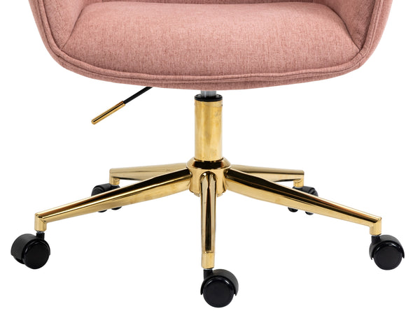 Power Office Chair in Gold Legs