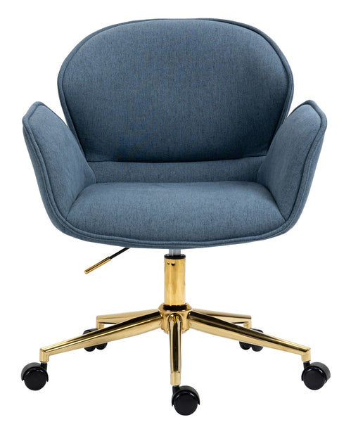 Power Office Chair in Gold Legs