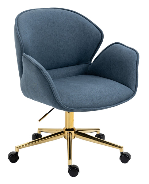 Power Office Chair in Gold Legs