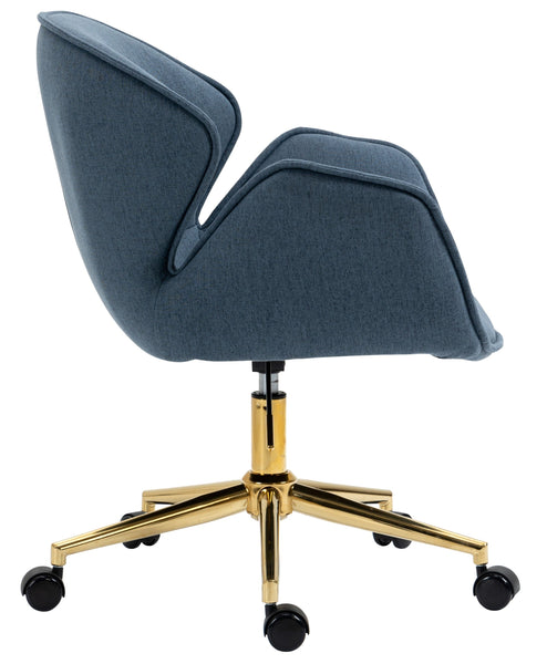 Power Office Chair in Gold Legs