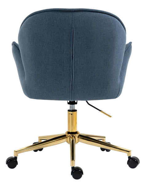 Power Office Chair in Gold Legs