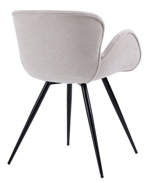 Slim Knit Fabric Dining Chairs (Set of 2)