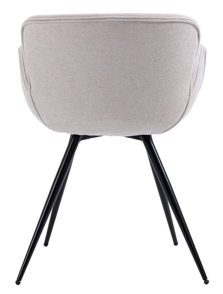 Slim Knit Fabric Dining Chairs (Set of 2)