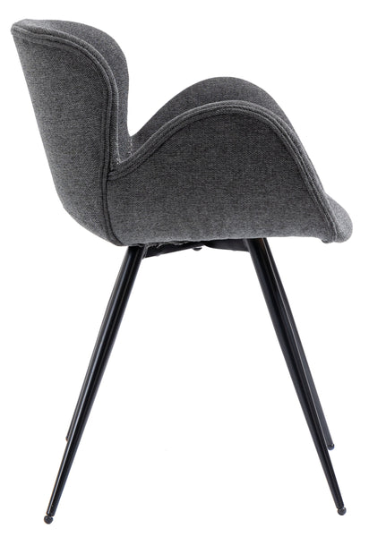 Slim Knit Fabric Dining Chairs (Set of 2)