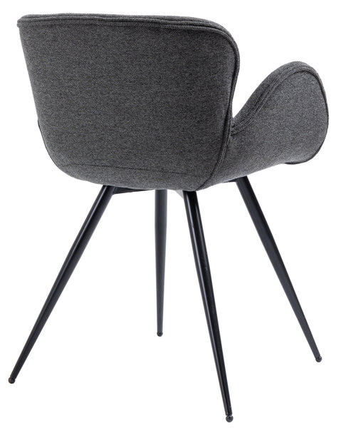 Slim Knit Fabric Dining Chairs (Set of 2)