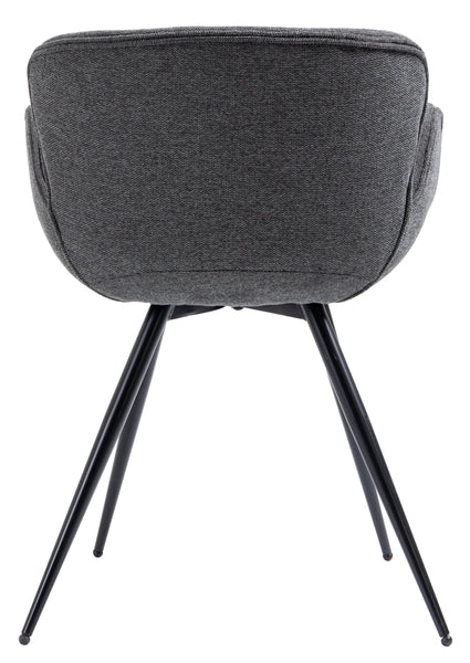 Slim Knit Fabric Dining Chairs (Set of 2)